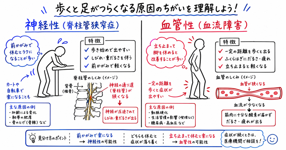 歩くと脚が痛むのはなぜ?60代に多い「間欠性跛行」の基礎知識