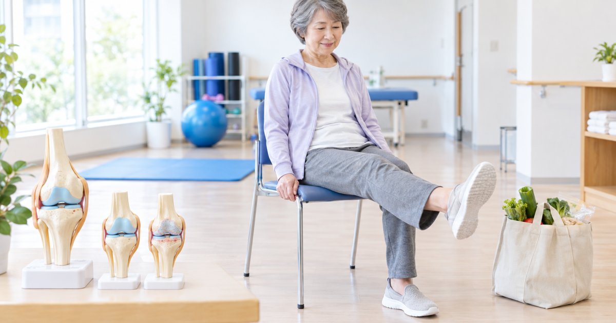 変形性膝関節症の原因は加齢だけではない！軟骨が減る要因と日常の工夫